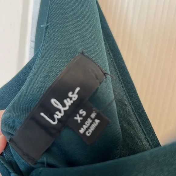 Lulus Forest Green Backless Mermaid Maxi Dress size XS - Picture 7 of 7